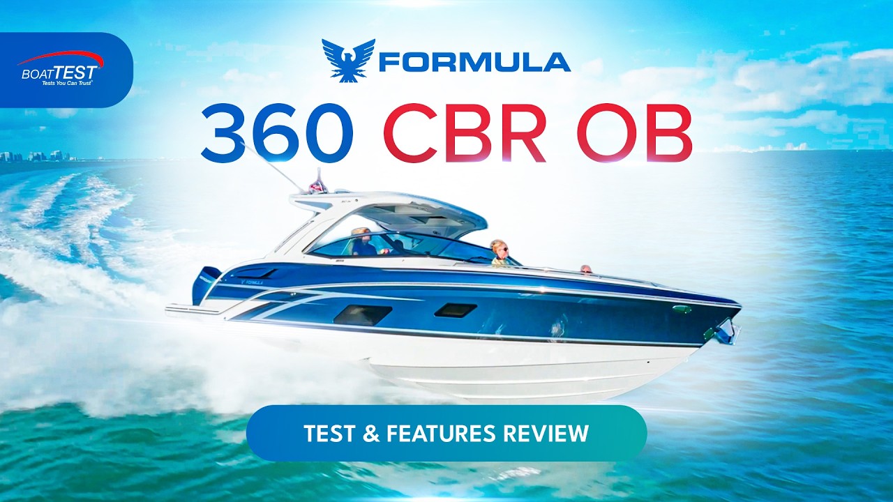 Formula 360 Crossover Bowrider Outboard -  Features Review & Sea Trial