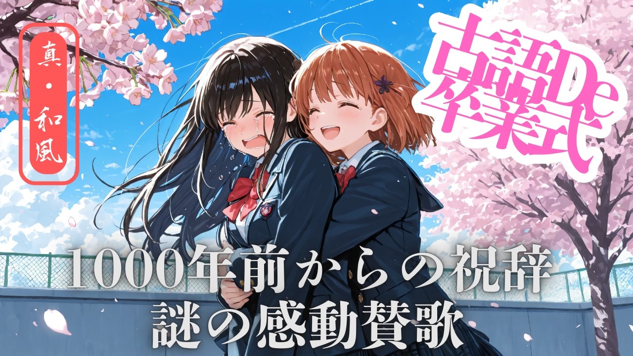 【涙の卒業】千年経っても、この春は美しい。｜【MV】春のあけぼの  SAKURA GRADUATION｜P