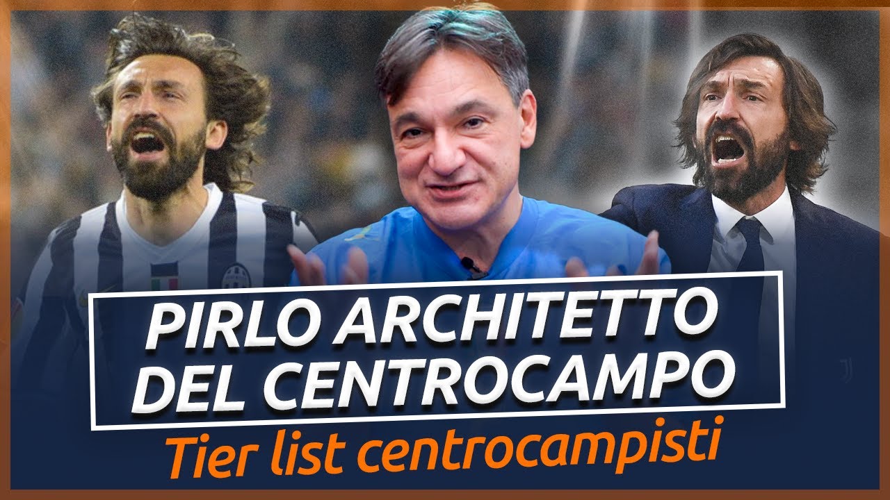 Pirlo, il vero architetto del centrocampo! - TIER LIST centrocampisti | Fabio Caressa
