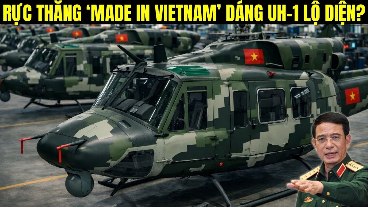 VN Rục Rịch Chế Tạo Trực Thăng Dáng UH-1 “Huey” Mỹ?