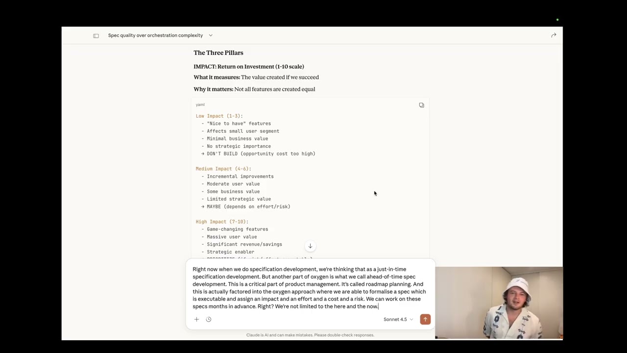 Stop Building Orchestrators. Start Building Specs. (Building Oxygen Live)