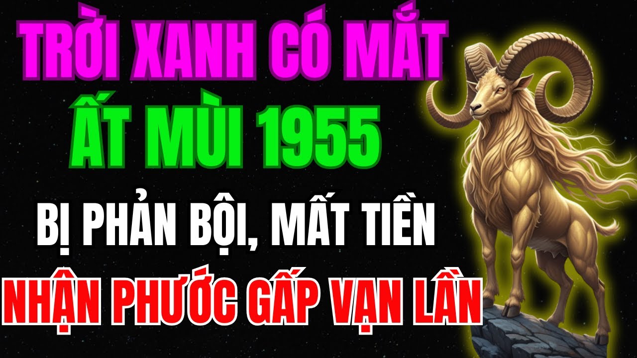 Trời Xanh Có Mắt, Ất Mùi 1955 Bị Phản Bội, Mất Tiền, Nhưng Hậu Vận Trời Ban Phúc Gấp Vạn lần