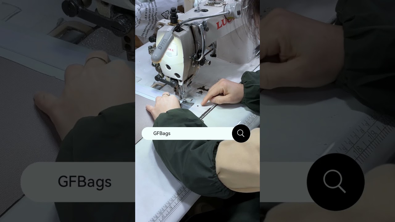 Back Stitch, Flip & Secure  Clean Structural Sewing #bagfactory #gfbags #fyp #sewing