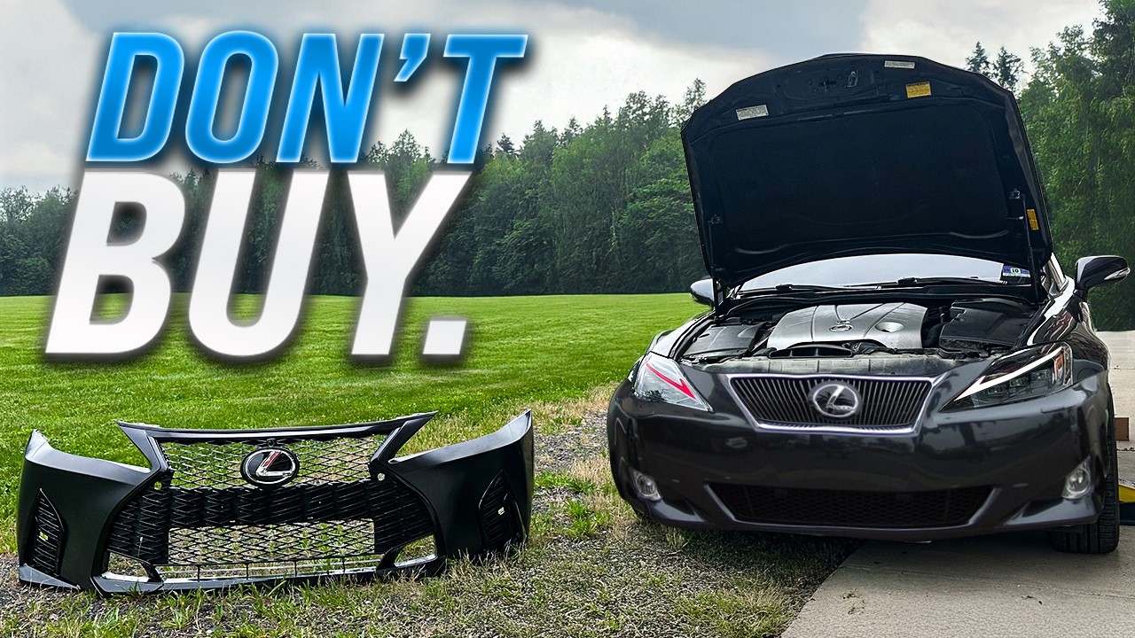 Installing a 4IS Bumper on My 2011 Lexus IS350