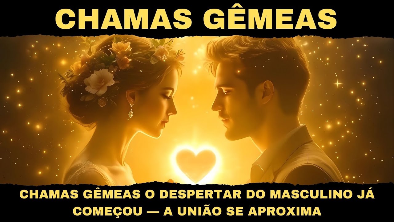 CHAMAS GÊMEAS O DESPERTAR DO MASCULINO JÁ COMEÇOU — A UNIÃO SE APROXIMA