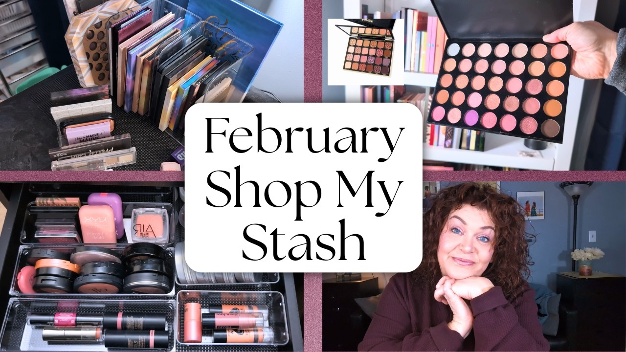 February Shop My Stash 🌹 Winter & Valentine’s Makeup | Pinks, Mauves & Wines