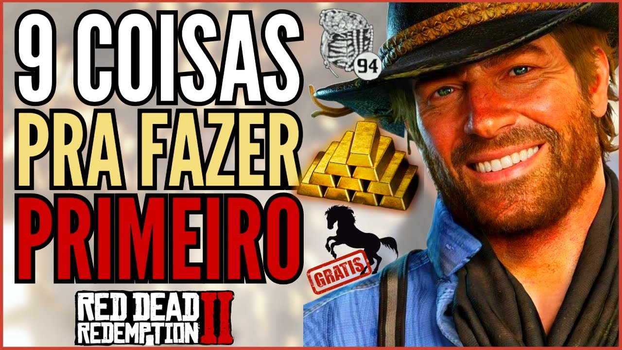 EU FAÇO ISSO PRA COMEÇAR BEM O RED DEAD EM 2025