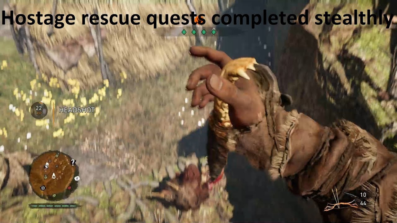 Far cry primal all hostage rescue quests completed undetected (all hostages released)