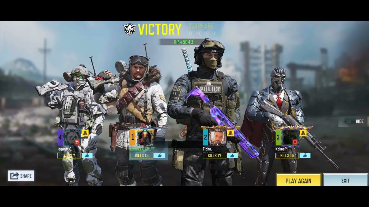Call of Duty mobile: WARFARE Gameplay - (No Commentary)