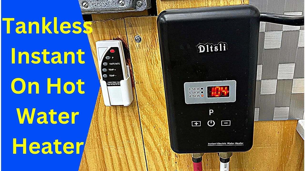Tankless Instant On Hot Water Heater 220 Volt with Remote