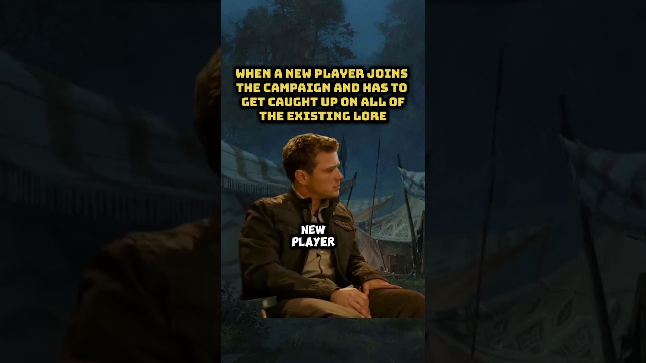 New Player Gets Caught Up on Campaign Lore #dndmemes #dnd5e #dnd #dungeonsanddragons #dndtiktok