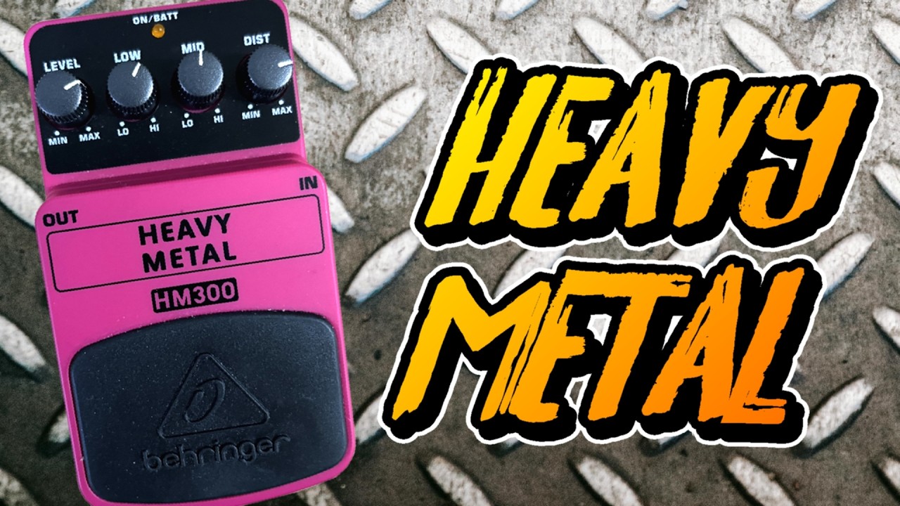 Behringer Heavy Metal HM300 Distortion Pedal Sounds and Settings