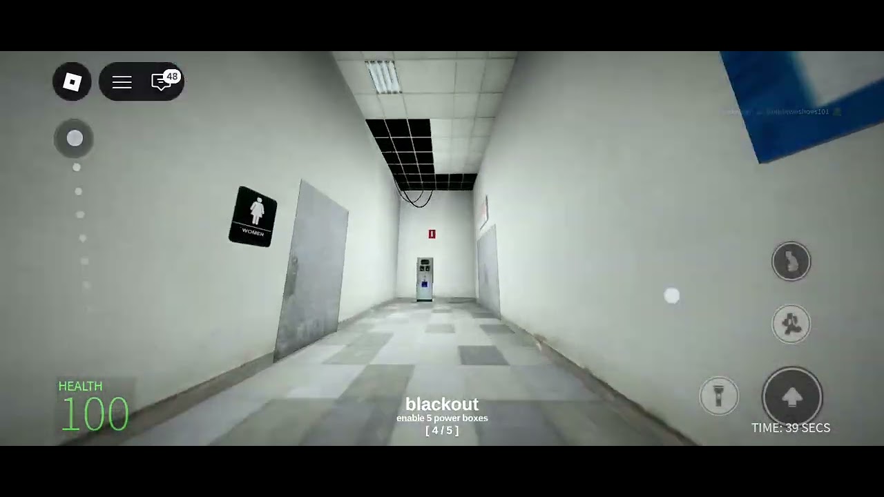 Playing a scary game 