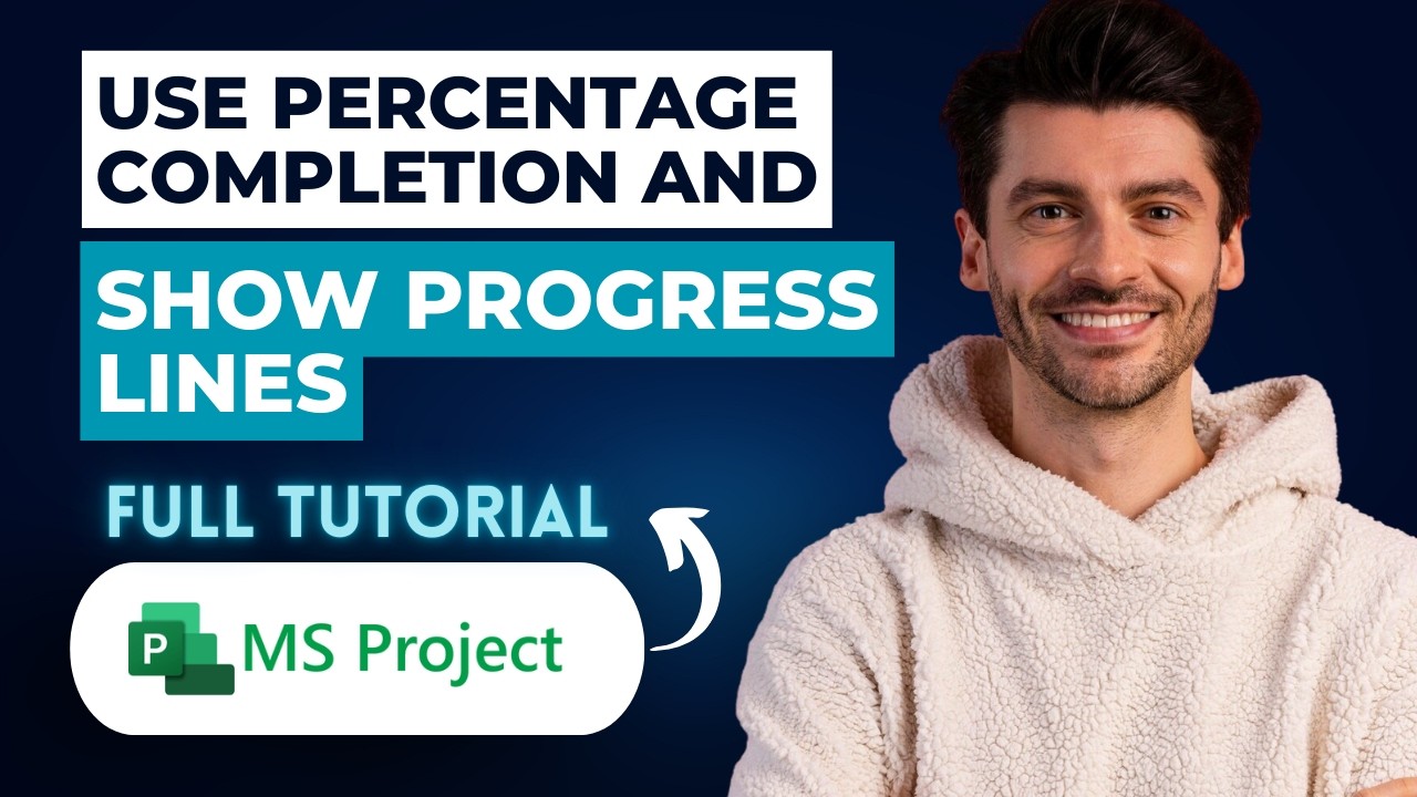Как использовать процент выполнения и отображать линии прогресса в Microsoft Project [Полное руко...