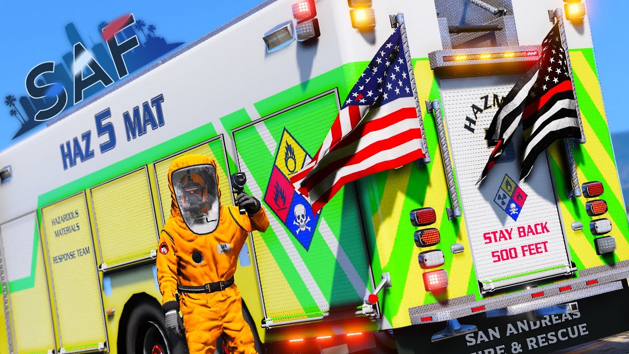 SA'F #385 - HAZMAT Scene & New F150 Command Unit! | GTA V RP