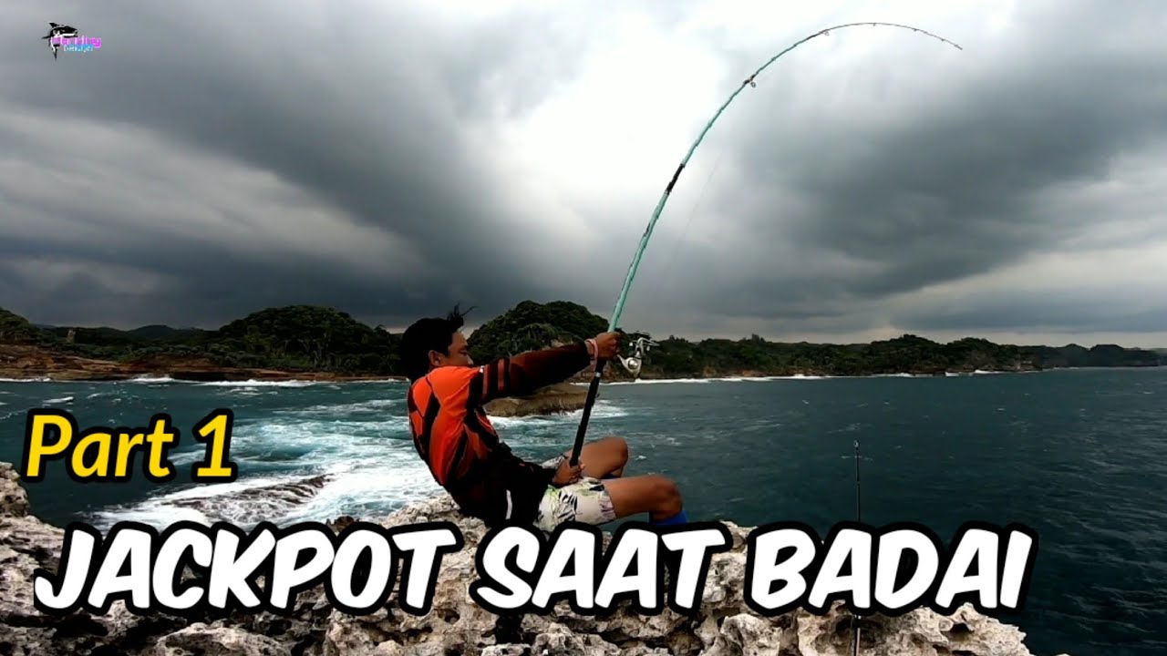 insiden mancing dilaut saat cuaca buruk - dapat ikan besar dipulau tak berpenghuni