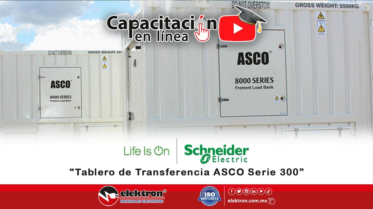 Tablero de Transferencia ASCO Serie 300.