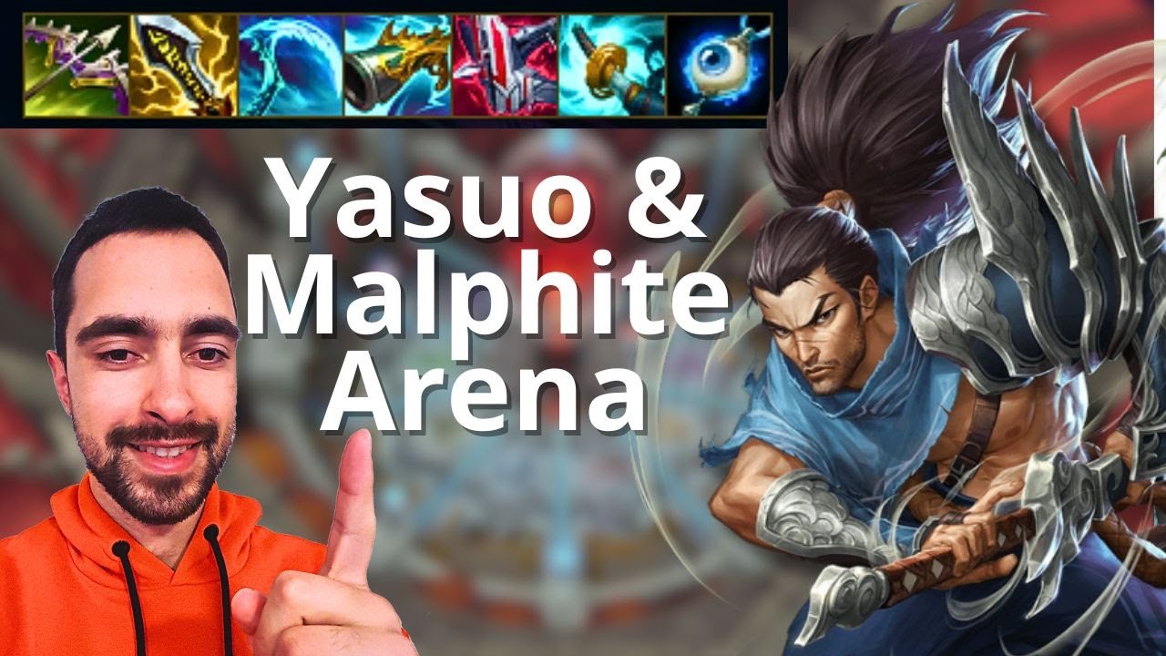 Yasuo + Malphite HUGE CRITS ONE SHOT ANYONE Arena DUO