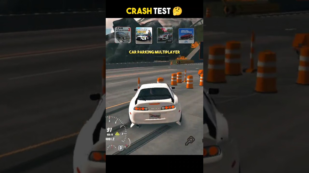 Car Simulator 2 🆚 Car Parking 🆚 Assoluto Racing 🆚 Real Racing 3 #shorts