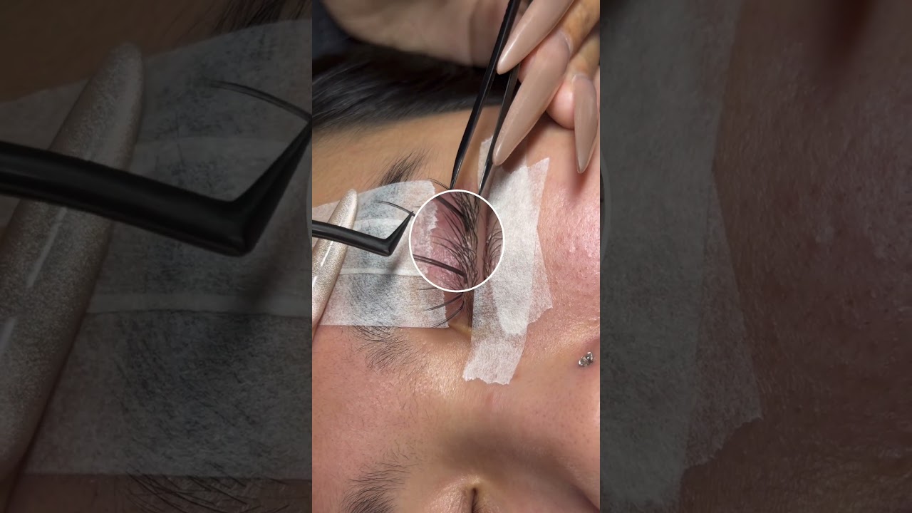 C&aacute;ch nối trụ đơn giản #eyelashes #h&agrave;meee #vlog