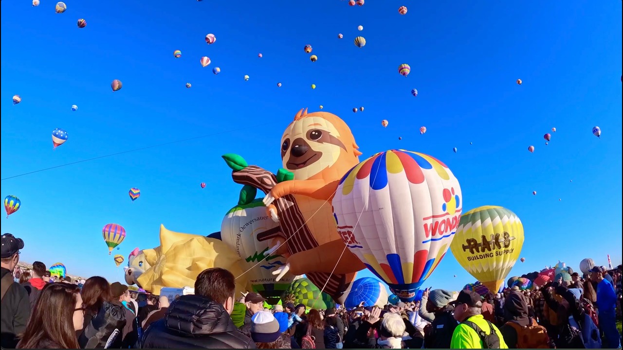 2018-2025 Albuquerque Balloon Fiesta Timelapse 4k