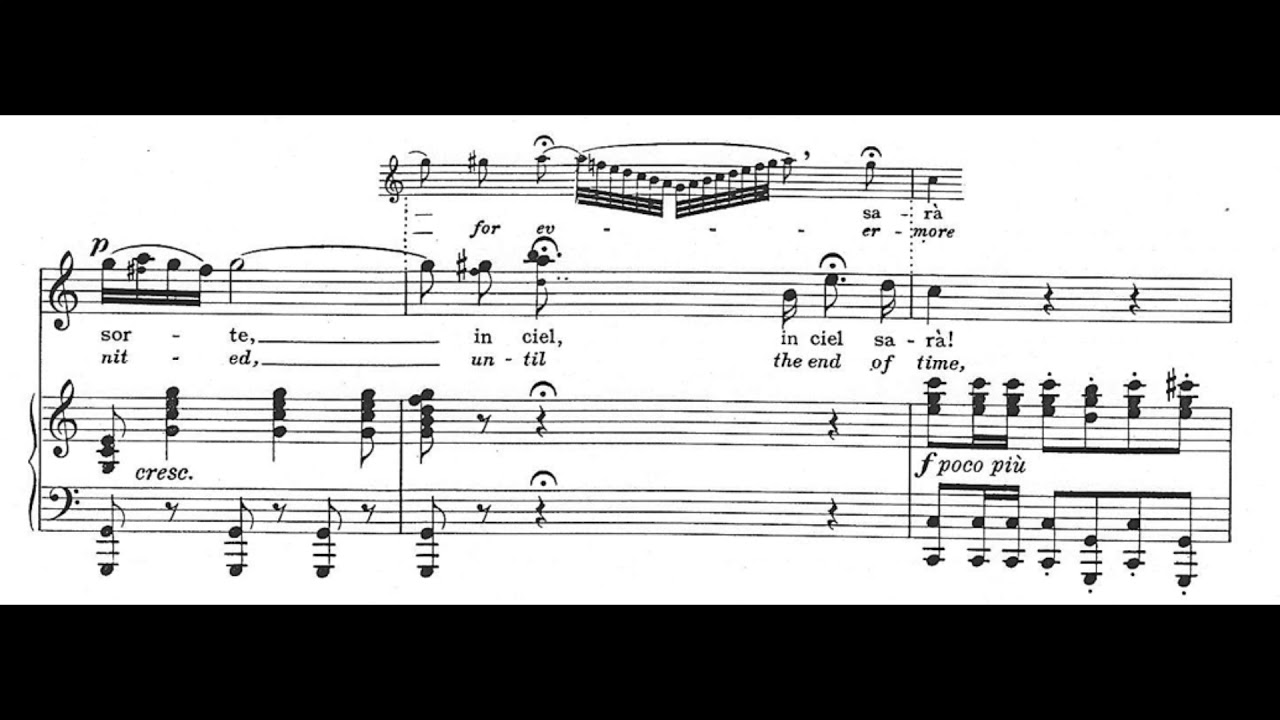O luce di quest'anima (Linda di Chamounix - G. Donizetti) Score Animation