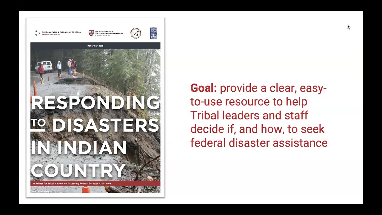 Identifying Policy Solutions to Address Climate Adaptation Funding Barriers for NW Coastal Tribes
