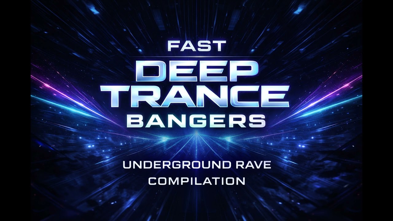 Fast Deep Trance Bangers Underground Rave Compilation