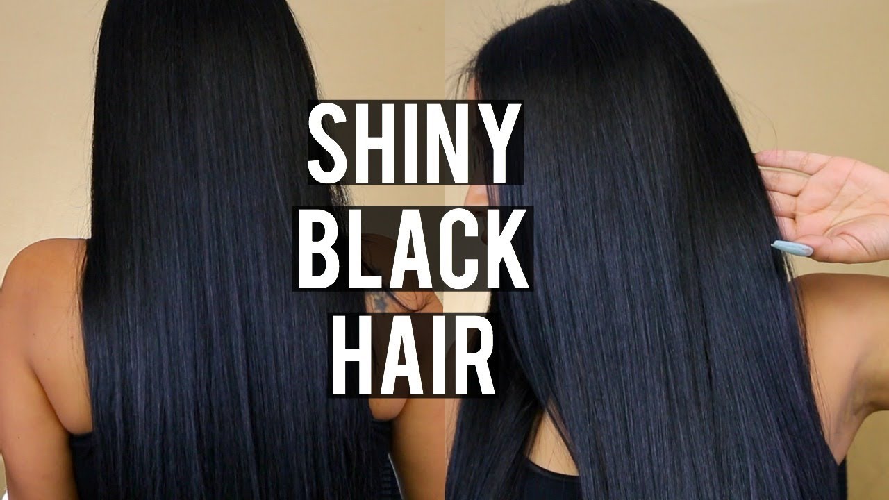 DYING MY HAIR BLACK! | HOW I GET SILKY, SOFT, SHINY HAIR EVERYTIME