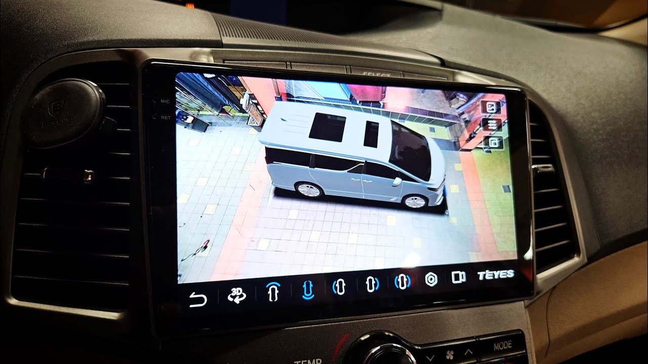 Круговой обзор на базе Teyes и другие полезные опции на примере Toyota Venza