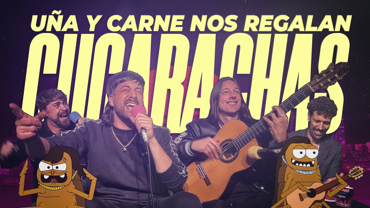 UÑA Y CARNE - CUCARACHAS | Versión acústica en directo