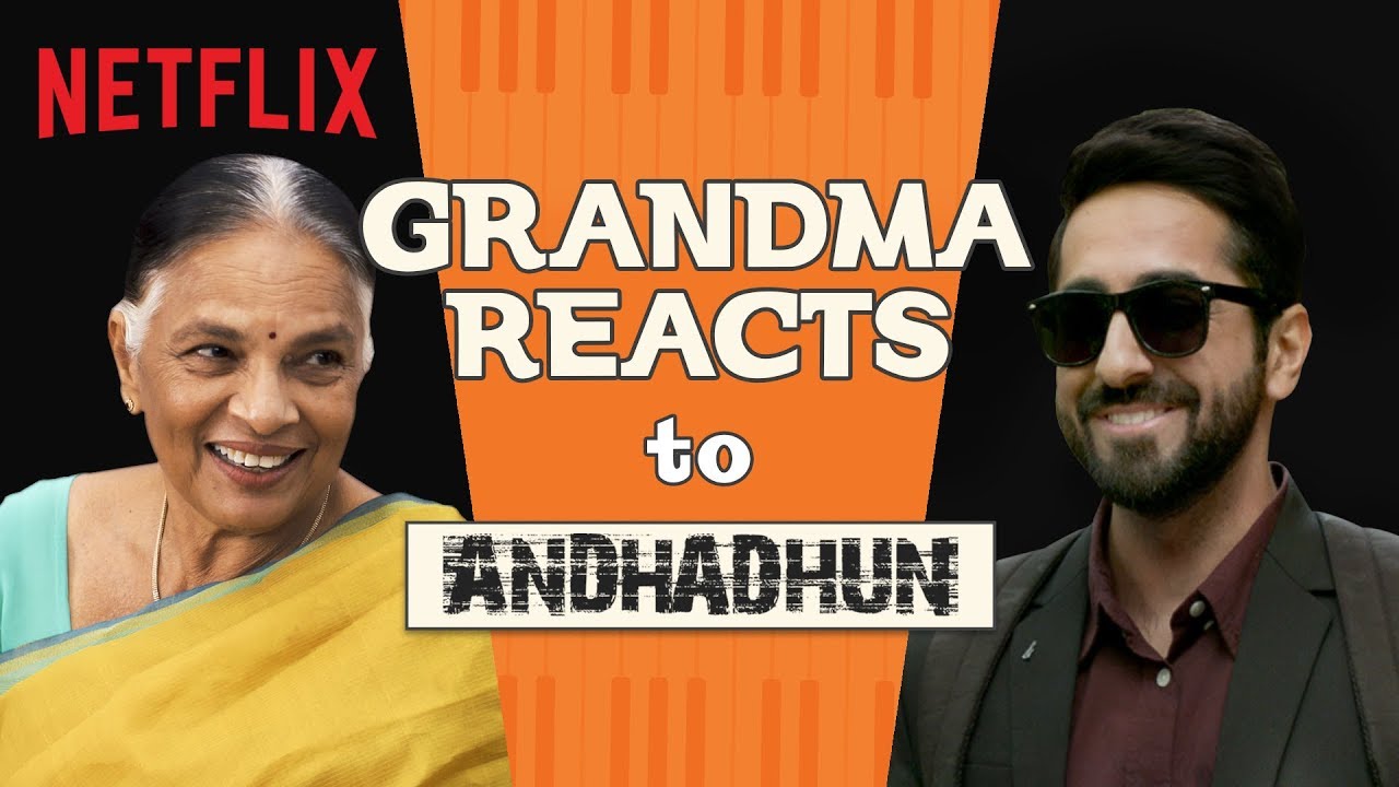 Indian Grandma Reacts to Andhadhun | Netflix