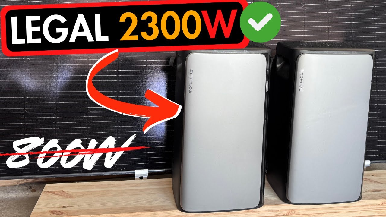 Wie das Balkonkraftwerk ☀️ EcoFlow STREAM Pro & STREAM AC Pro legal 2300W in dein Haus geben ✅