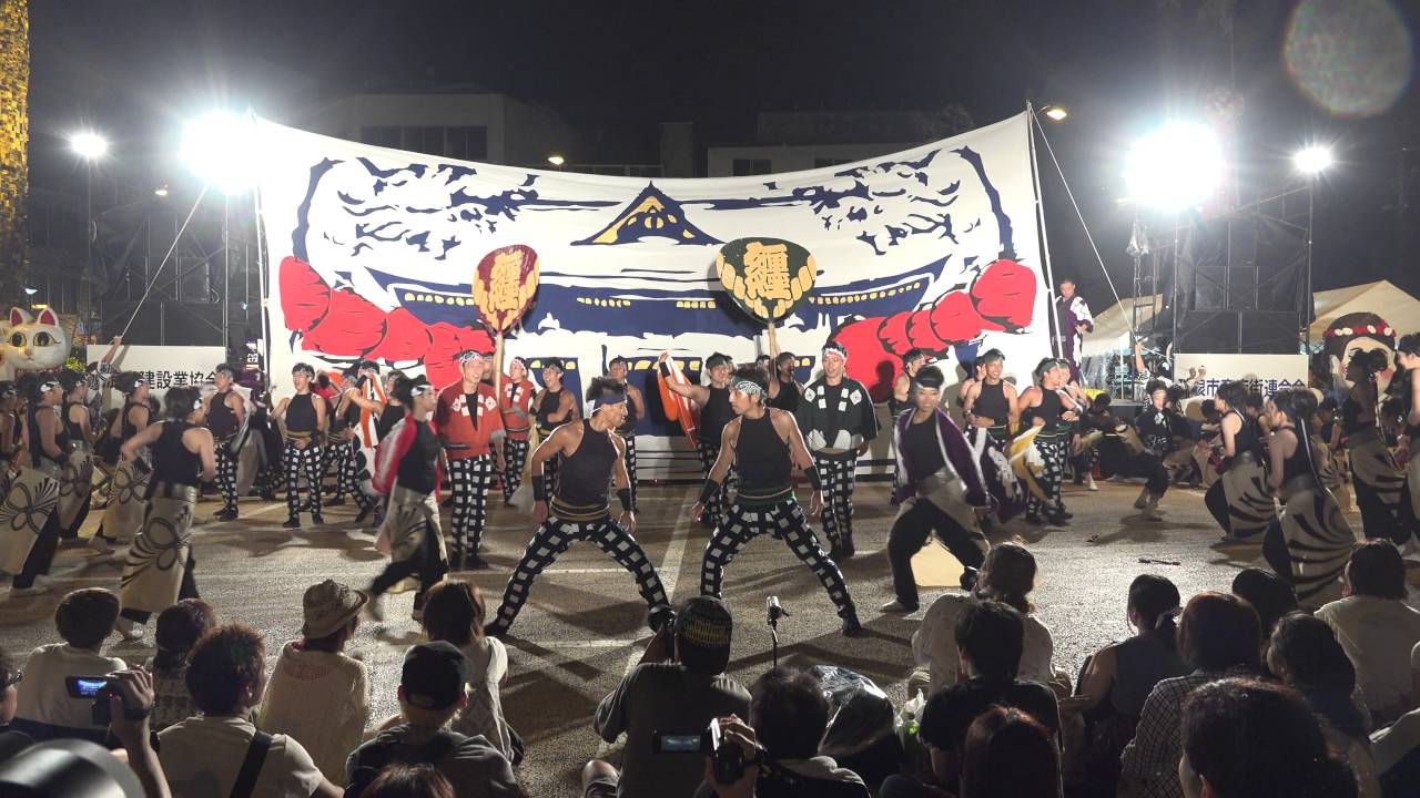 心纏い 2016  美濃源氏七夕まつり 2016 駅前会場 4K　こころまとい