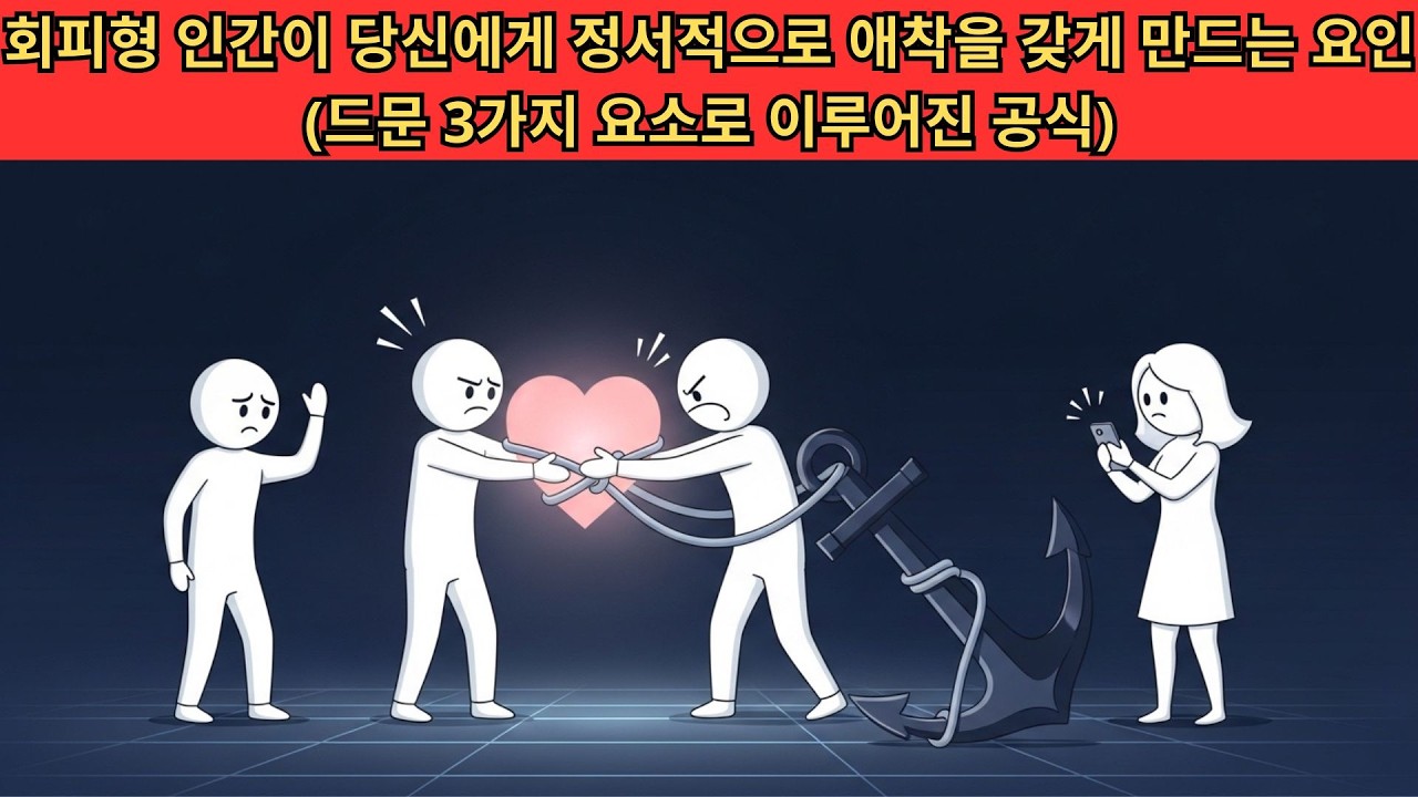 회피형 인간이 당신에게 정서적으로 애착을 갖게 만드는 요인 (드문 3가지 요소로 이루어진 공식)