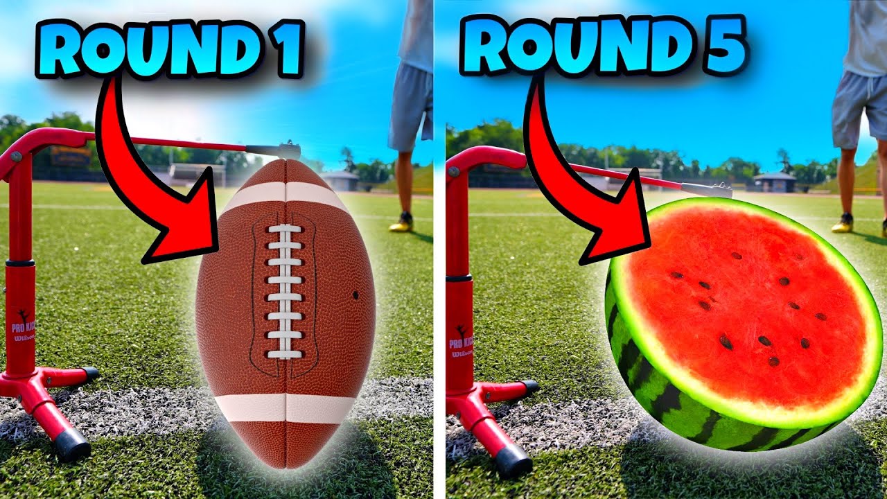 You Won’t Believe this Football Challenge! (Ft. YoBoy Pizza!)