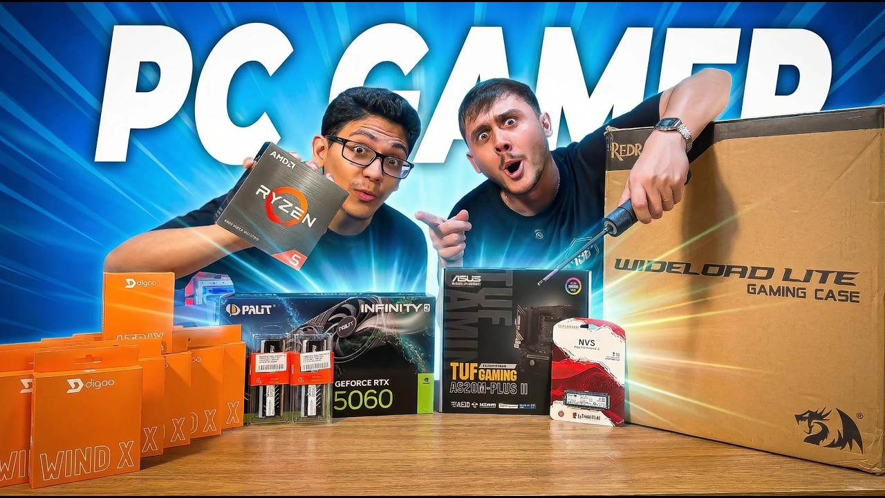 Montando PC AMD CUSTO BENEFÍCIO de 2026 I Teste em Jogos