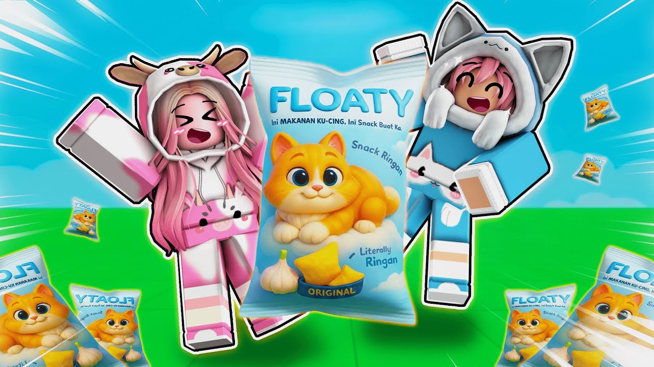 MOMON & ATUN MAIN TOWER FLOATY SNACK KUCING ft @BANGJBLOX