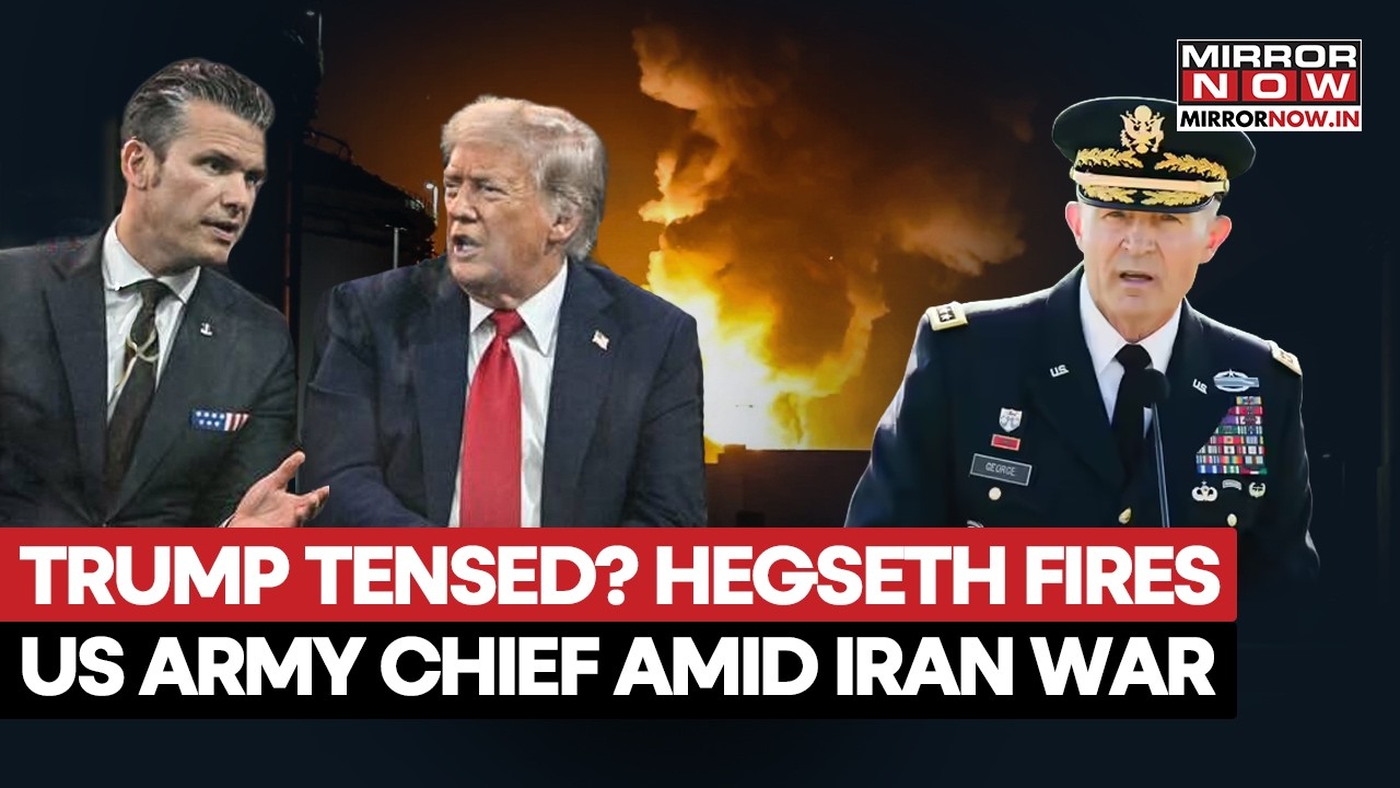 US FIRES ARMY CHIEF, Huge Pentagon Shakeup Amid Iran War Signals Panic At White House? TRUMP TENSED?