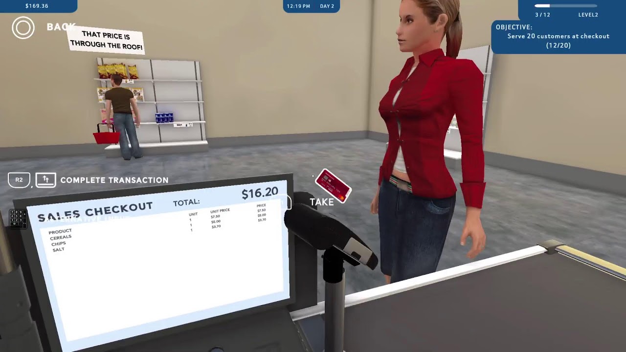Hypermarket Simulator Gameplay