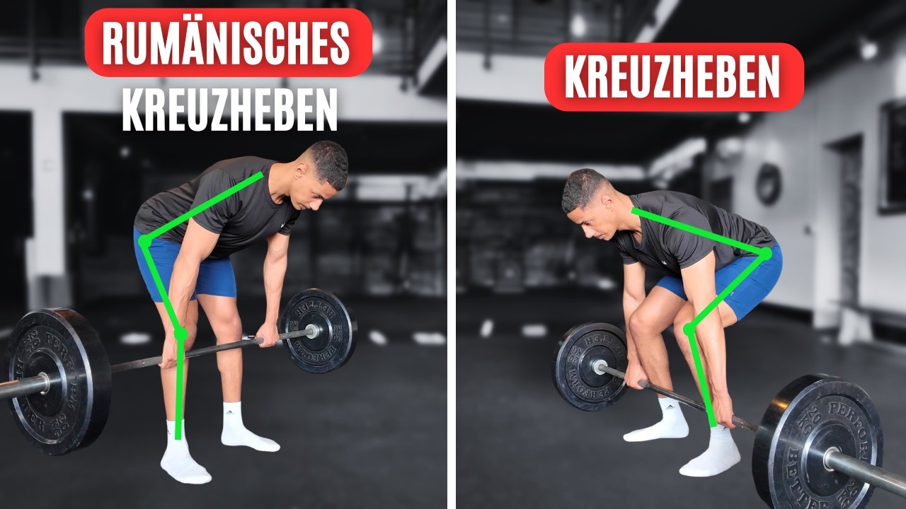 Kreuzheben vs Rumänisches Kreuzheben - Unterschied & Ausführung