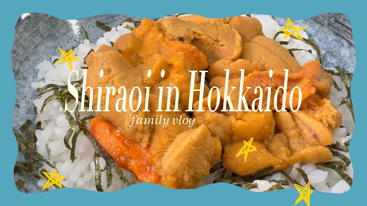【北海道】子連れ白老Vlog/たっちゃん食堂_マルカン本間水産/ナチュの森/ナチュラルサイエンス/虎杖浜/2児ママ👦👧【道産子】