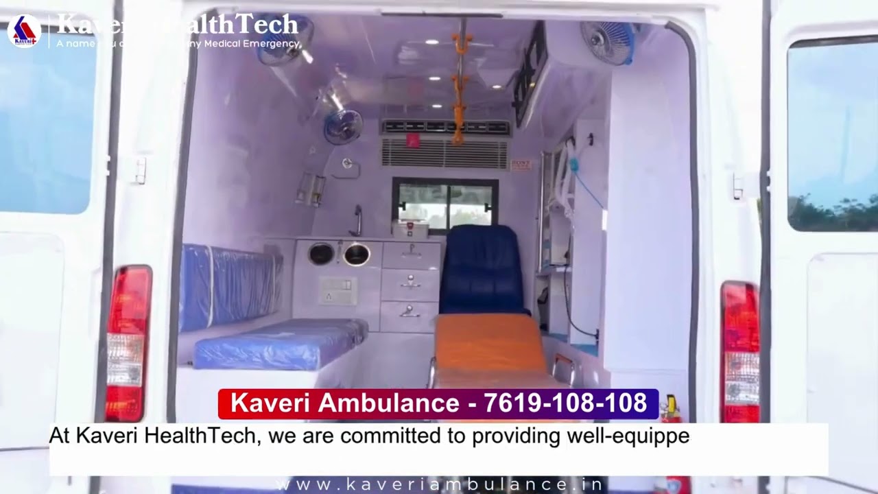 Kaveri HealthTech is Always ready with advanced ambulance care.#kaveriambulance