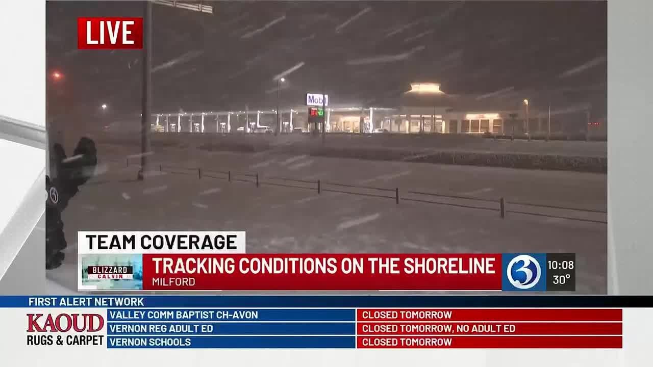 Travelers rush to beat Blizzard Calvin on I-95 as commercial vehicle ban takes effect