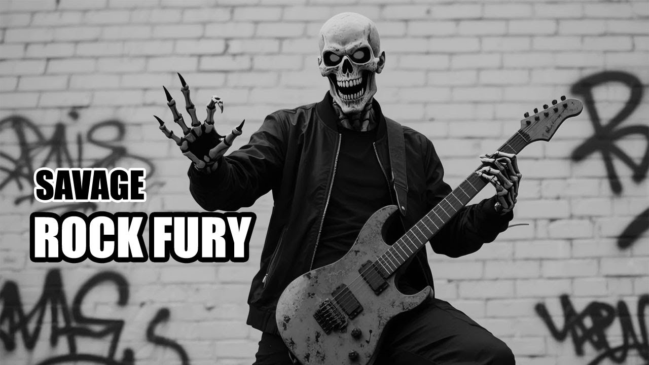 Savage Rock Fury &ndash; Aggressive Riffs & Deep Bass Power | Extreme Workout Music