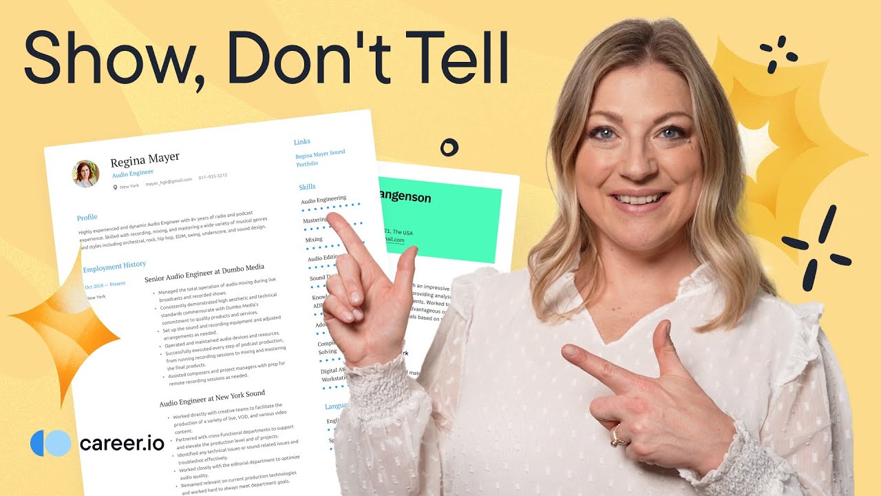How to show don't tell on your resume with career expert Amanda Augustine