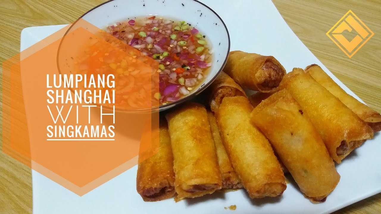 Lumpiang Shanghai with Singkamas