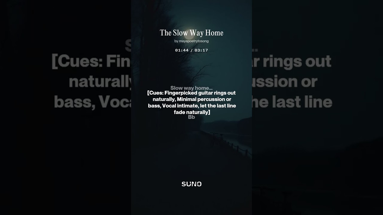 The Slow Way Home - Maya Poetry to song: Live, love, laugh, music....a way of life
