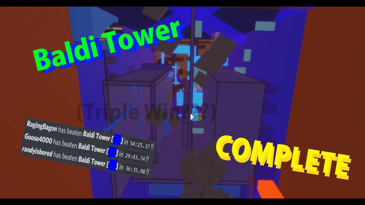 JToH April Fools: Baldi Tower (4th Victor!)
