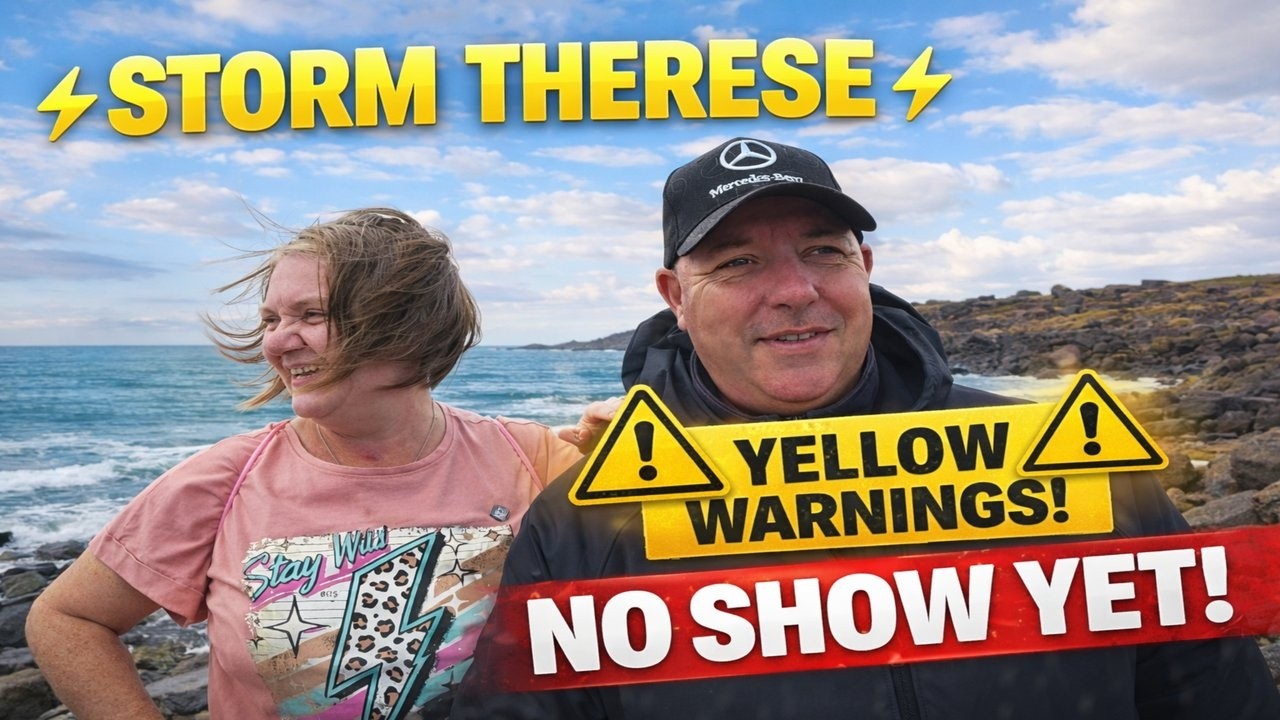 Storm Therese Ghosted Us! Dressed for Disaster in Corralejo... But Got Beach Weather Instead! 🌞⛈️